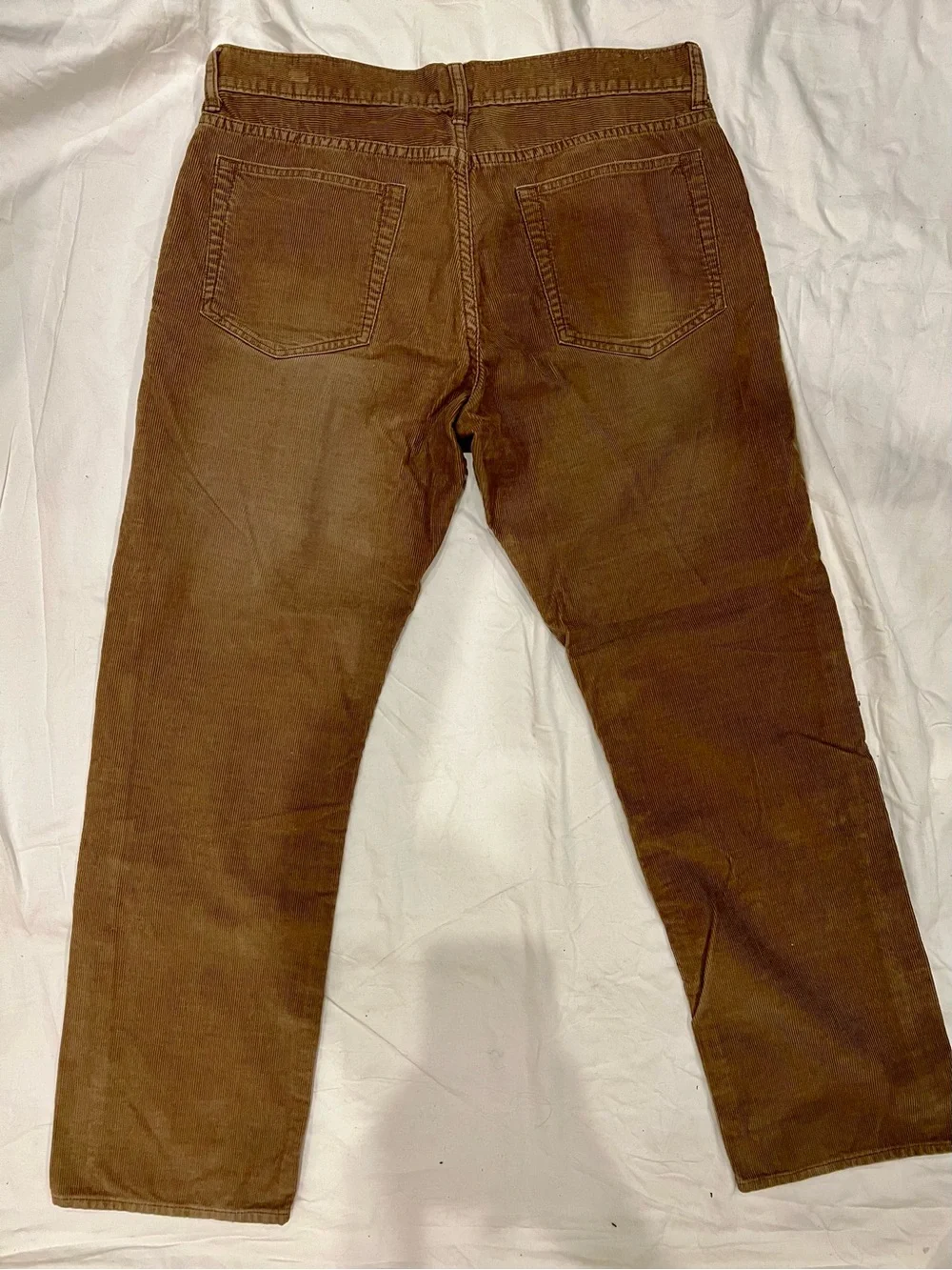J.Crew Men's Corduroy Pants in Brown. Size 33 W 30L.